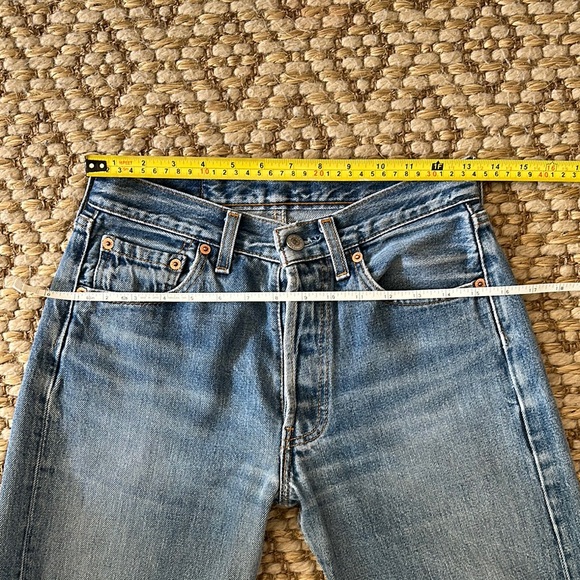 Vintage Levi's 501 Denim Jeans 28 X 30 size 25 26 - Picture 7 of 10